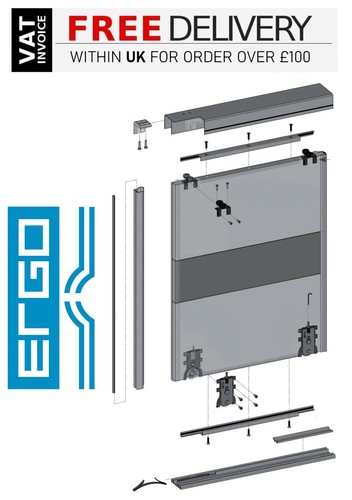 Wardrobe sliding door track - sliding,