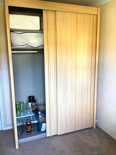 Light wood door sliding - wood, 2-door