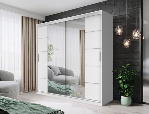 Modern sliding door mirrored - modern,