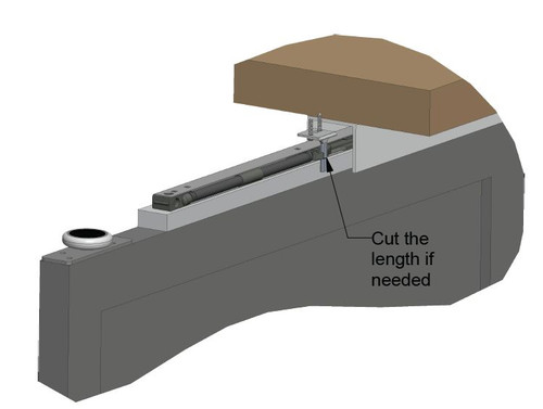 Soft close damper for sliding - close,