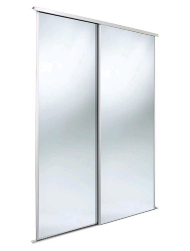 Sliding mirror wardrobe - b,