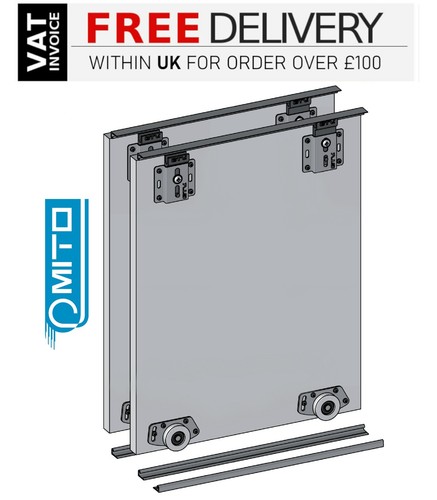 Wardrobe sliding door - door, track