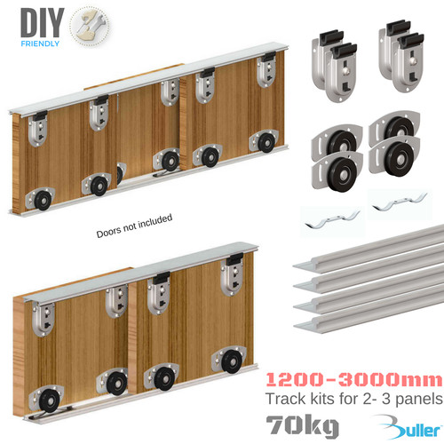 Wardrobe sliding door track - door,