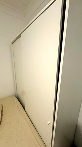 White freestanding wardrobe - white, 2
