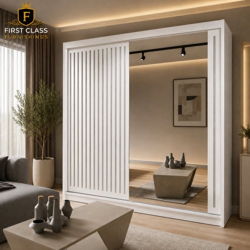 Royal sliding mirror wardrobe - mirror,