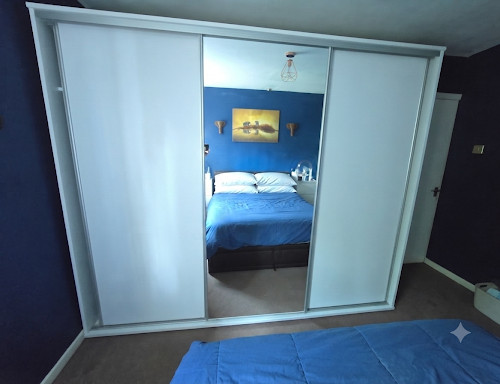 Door mirrored wardrobe - door,