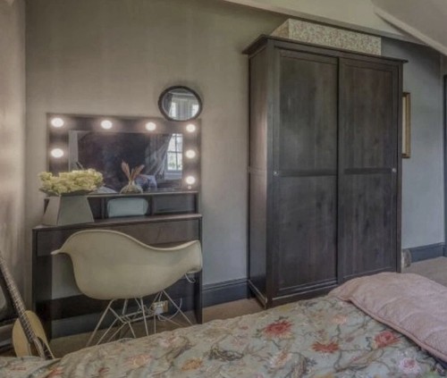 Wardrobe black ash wood - wardrobe,