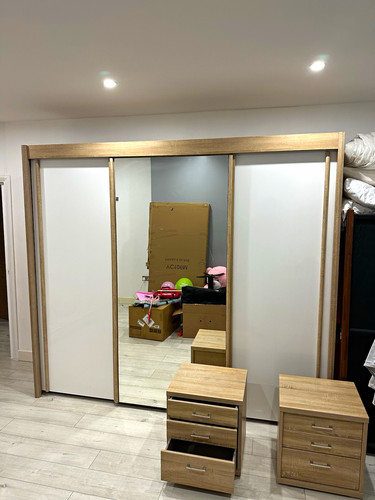 Door freestanding sliding - 3,