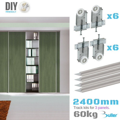 Wardrobe sliding track system - sliding,