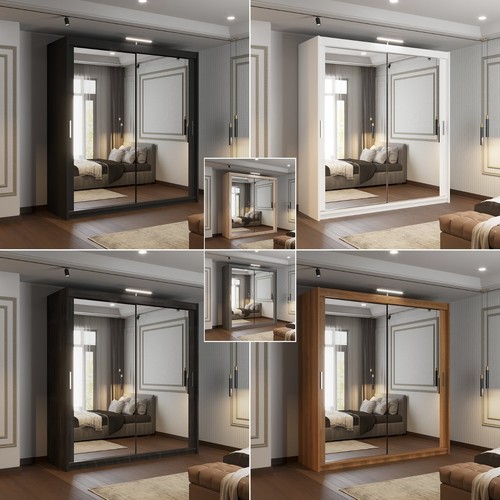 Double mirror sliding - mirror, door