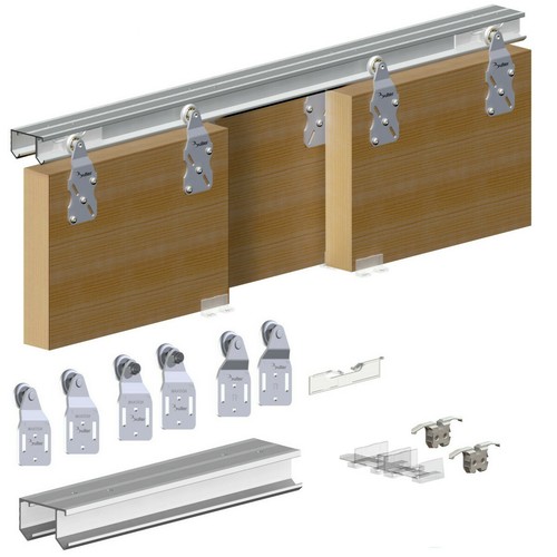 Sliding wardrobe top track - top,