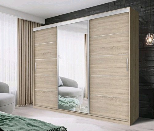 250cm sliding door wardrobe - door,