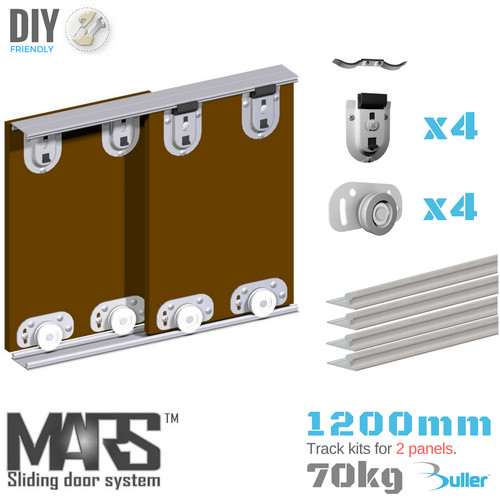 Sliding door track system - sliding,