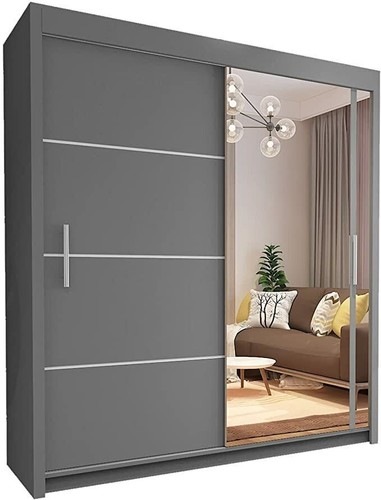 Modern double mirror sliding - modern,