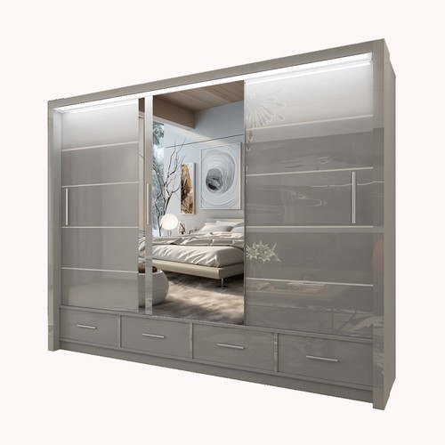 Modern high gloss 3 - high, sliding