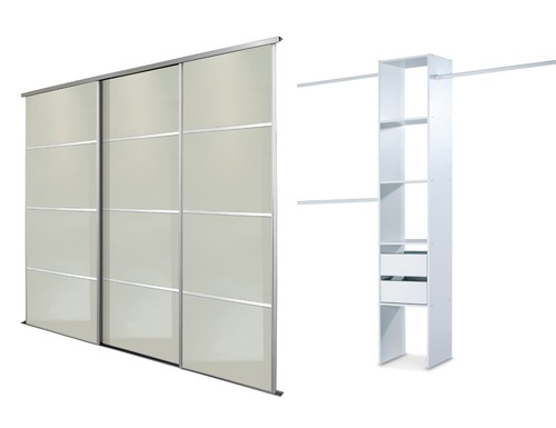 Sliding wardrobe doors - (4, pane