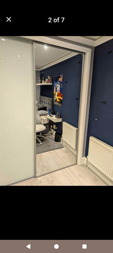 Sliding wardrobe doors silver - sliding,